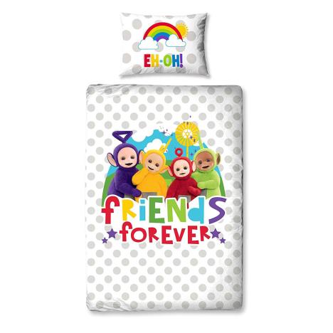 Teletubbies Playtime Reversible Single Panel Duvet Cover Set £10.99